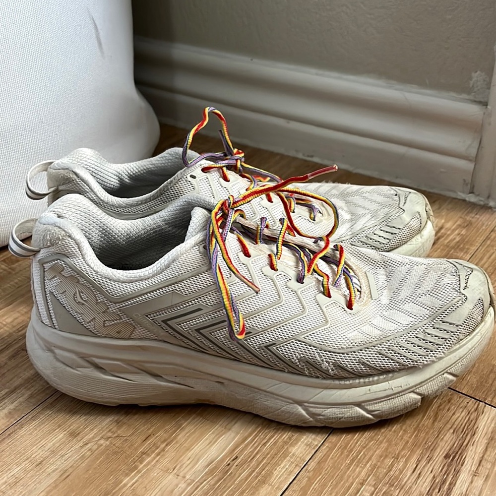 Rainbow laced Hokas!